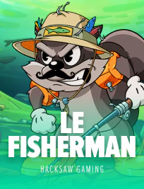 Juego temático de pesca con interfaz limpia y tonos profundos.